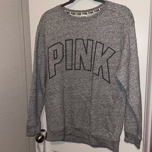 VS PINK CREW NECK SWEATSHIRT